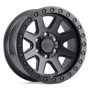 Black Rhino – BAKER – Black – 18″x9″ 12mm – All weather Wheels – 1890BKR126114M76
